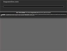 Tablet Screenshot of linguaonline.com